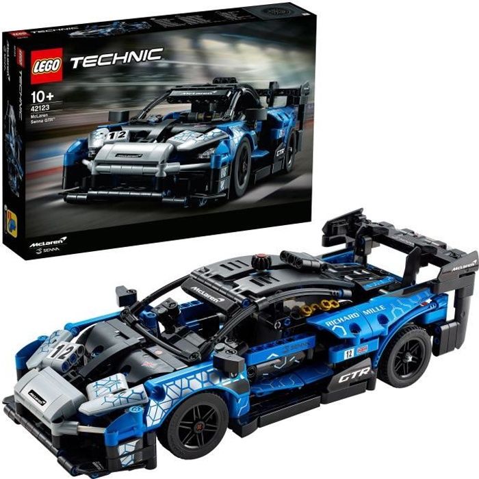 LEGO® Technic 42123 McLaren Senna GTR, Maquette de Voiture à Construire,  Construction Voiture de Sport, Jouet Voiture de Course - Cdiscount Jeux -  Jouets