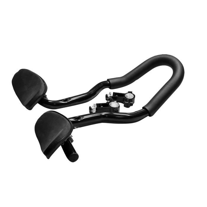 25.4 mm PLATT Guidon de v/élo en fibre de carbone l/éger Relev/é Guidon Cintre VTT et v/élos de route