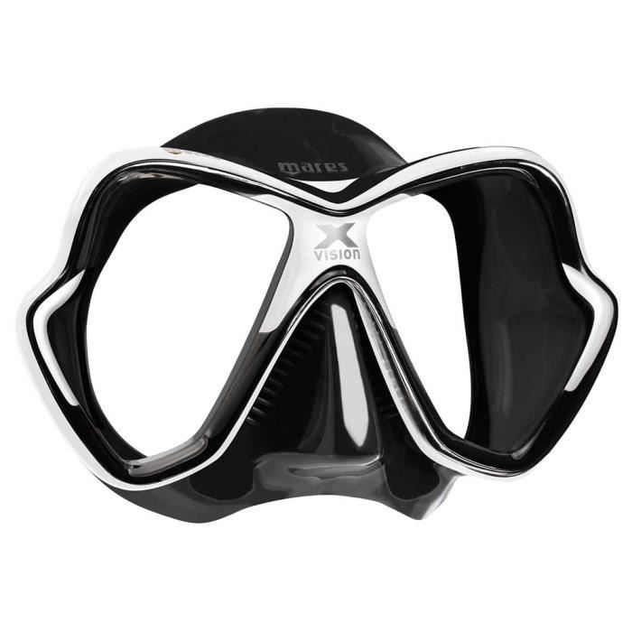 Masque de plongée - MARES - X Vision - Jupe ergonomique - Vision élargie - Sangle silicone X