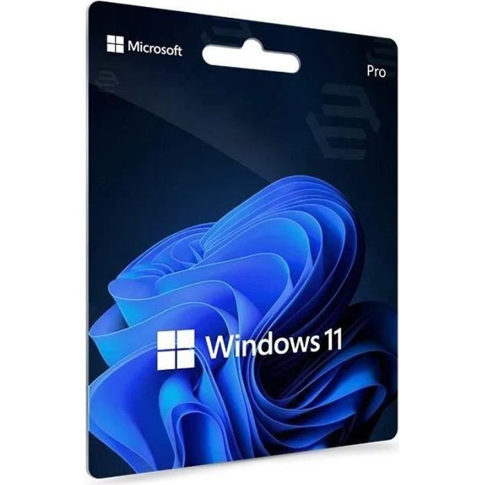 Microsoft Windows 11 Professionnel (Pro) - 64 bits - Clé licence à  télécharger - Livraison rapide 7/7j