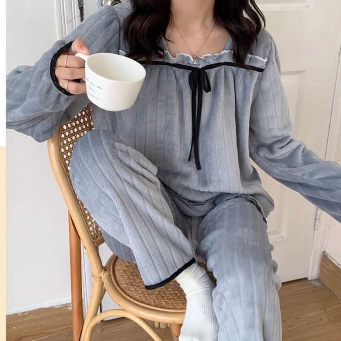 Pyjama velours sales 2 pieces