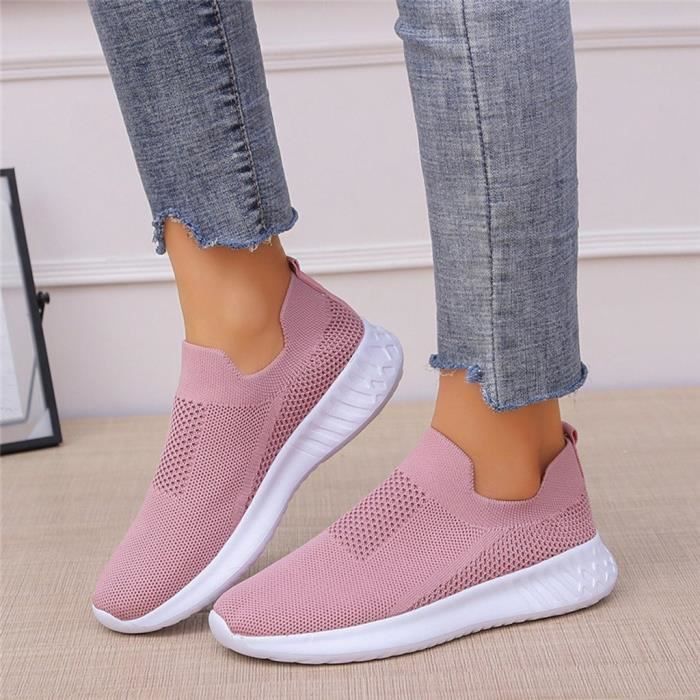 basket chaussette rose