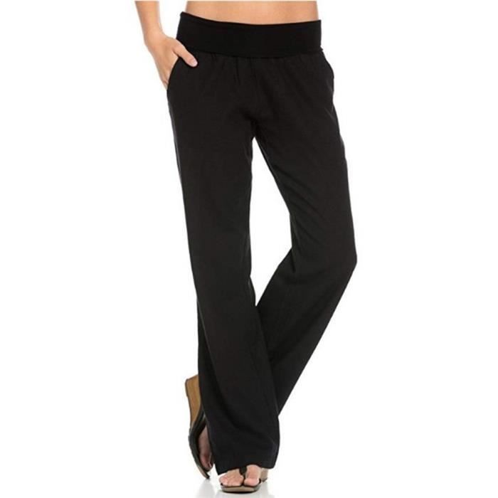 Pantalon lin femme grande taille