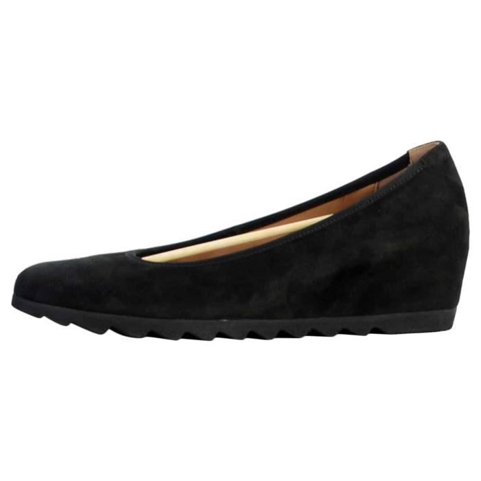 Ballerine - Gabor - Cuir - Femme - Noir - Confort exceptionnel