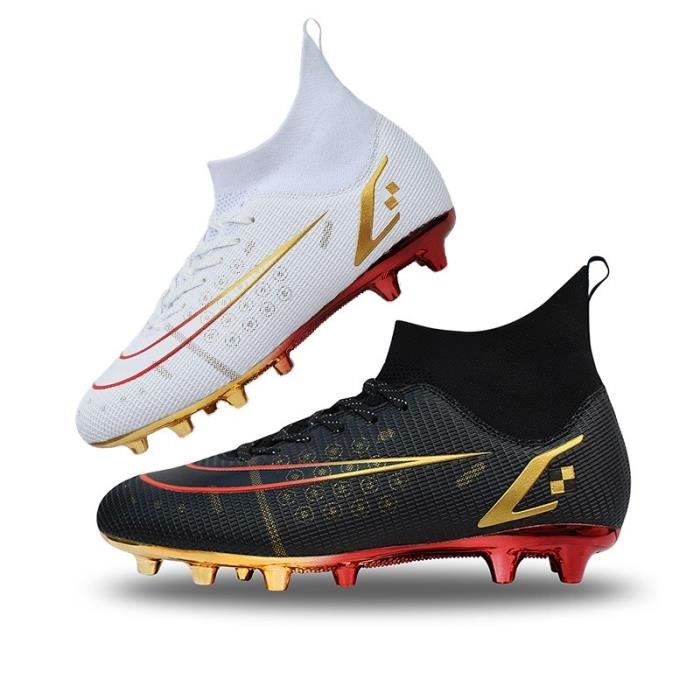 Chaussures De Foot Enfant Dunlop - Taille 33 - Noires, Semelles à Crampons - Neuves Sans Boîte