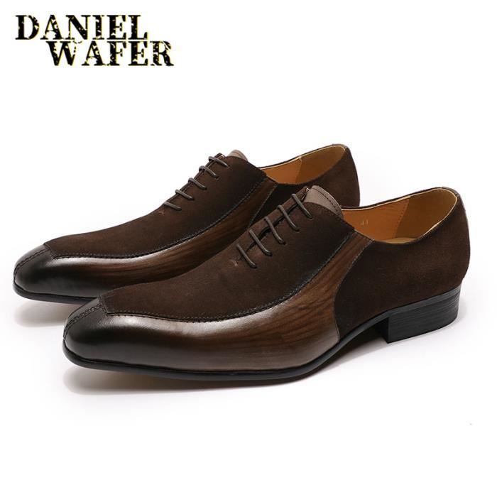 Chaussures Bateau Homme En Cuir Véritable – Lacets Cuir Souple, Semelle Caoutchouc Antidérapante – Style Décontracté Et Confortable Pour Été