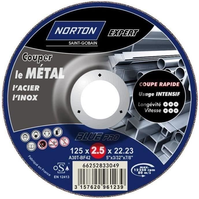 Disque à tronçonner - Blue Pro - métal - 115x2.5 mm