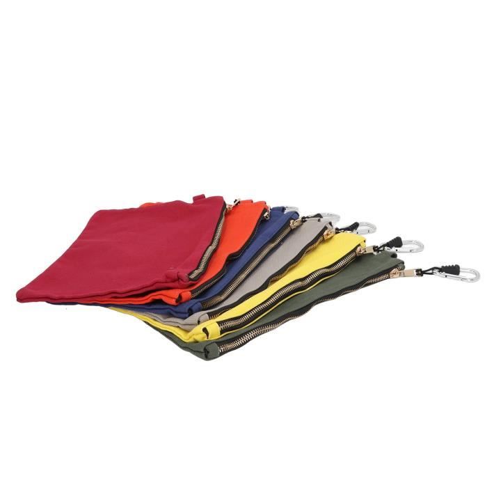 Lot de 6 Petites Pochettes à Outils avec Fermeture éClair, Sac à Outils