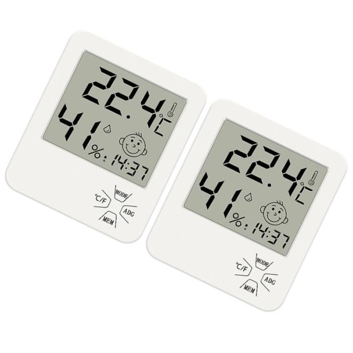 2 Pieces Thermometre Numerique Polyvalent Hygrometre Precis Hygrothermographe Pour Pharmacie Maison Chambre De Thermometre Bebe Cdiscount Puericulture Eveil Bebe 2 Pieces Thermometre Numerique Polyvalent Hygrometre Precis Hygrothermographe Pour Pharmacie Maison Chambre De Thermometre Bebe Cdiscount Puericulture Eveil Bebe