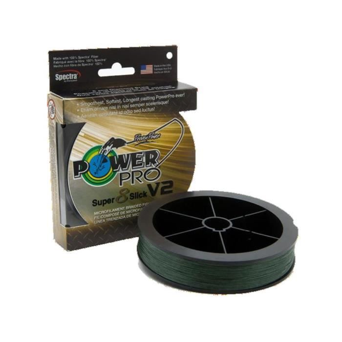 Tresse X-Line Power Cast Verte 4 Brins 135m | Pacific Pêche