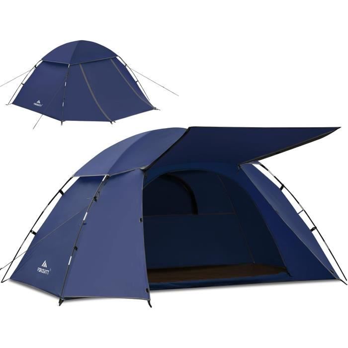 Tente De Camping 1 Personne Milestone - Imperméable, Pop-up - Neuf