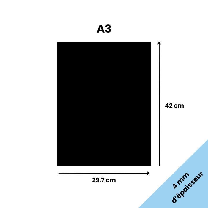 Noir haute brillance Acrylique (Plexiglas) plaque plastique - Nous coupons sur mesure