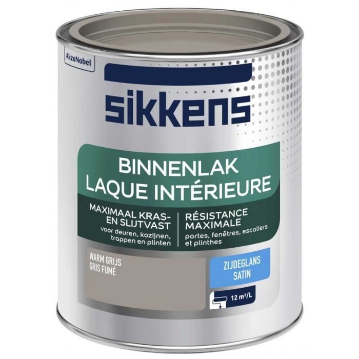 Peinture boiserie, radiateur taupe rosé satin SIKKENS Laque intérieure 0.75L main image 1