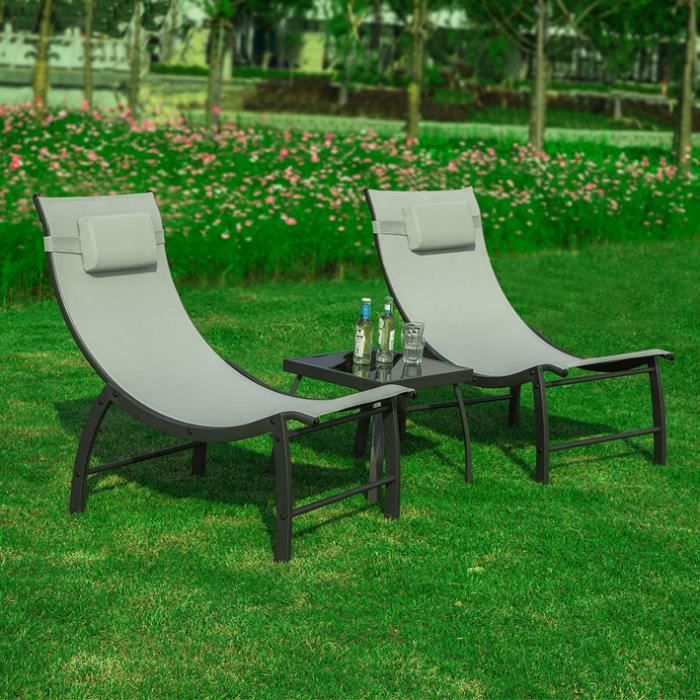 Sobuy Ogs37 Hg Salon De Jardin Design Ensemble De Jardin 2
