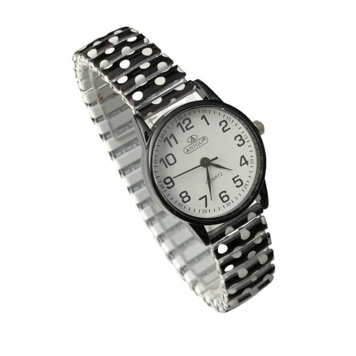 Montre Femme Bracelet Extensible Elastique Girly