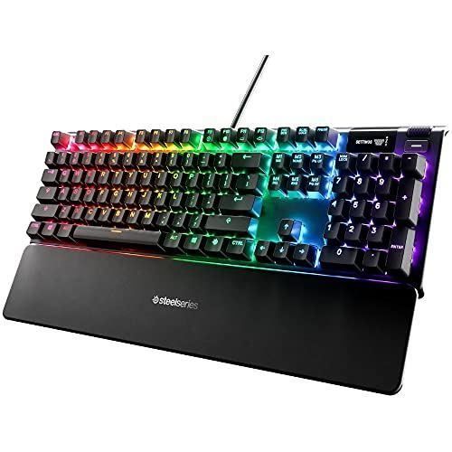 SteelSeries Apex 5 - Hybrid-Mechanische Gaming Tastatur - Tastenweise RGB-Beleuchtung