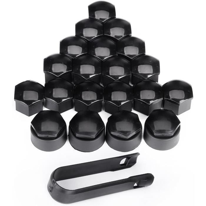 Cache Ecrou 4X Forme antivol 24mm +16X Forme Normal 17mm pour Roue