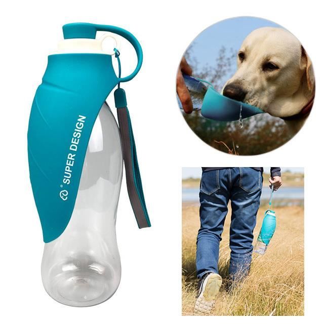 Comparer les prix de Distributeurs deau Portable Bouteille dEau avec Bol Silicone pour Chien Chat Animaux de Compagnie Bouilloire de Voyage Extérieur