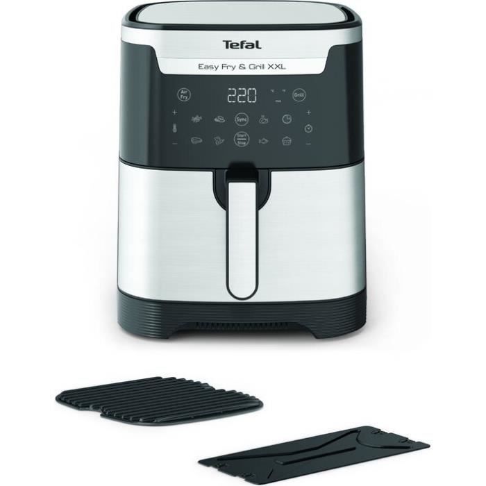Tefal Easy Fry & Grill EY801D 6 5 Autonome Friteuse d'air chaud Acier inoxydable Neuf - vue 5