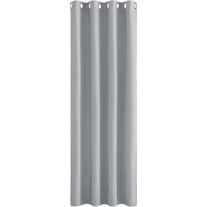 Rideaux Occultants Woaboy Double Velours - Lot De 2, 140x245 Cm - Vieux Rose - Isolant Thermo Et Acoustique