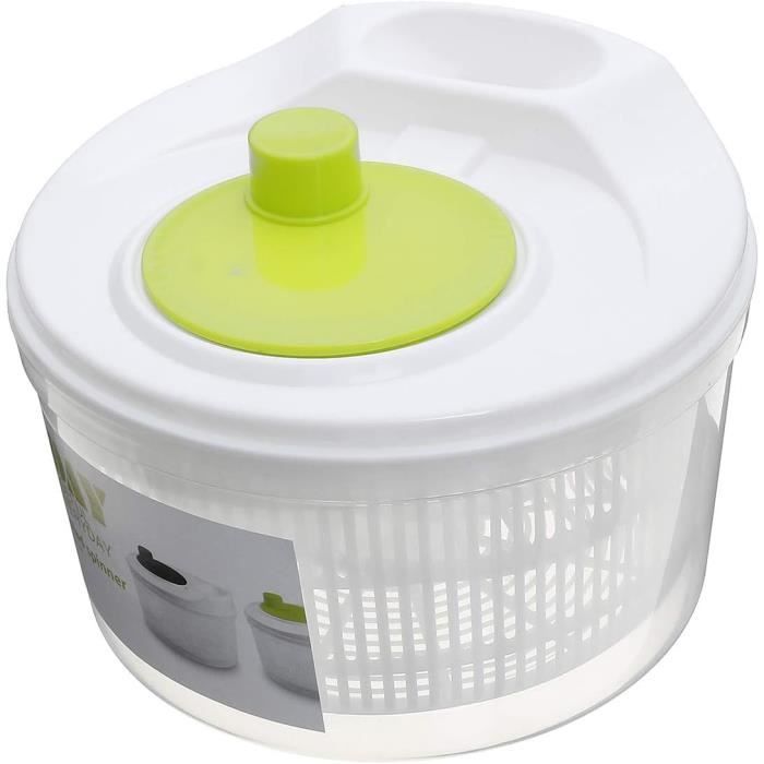 Essoreuse à Légumes Et Bol à Salade Compact 800ml - Passoire Fruits Légumes Antidérapante Pour Cuisine Camping Pique-nique