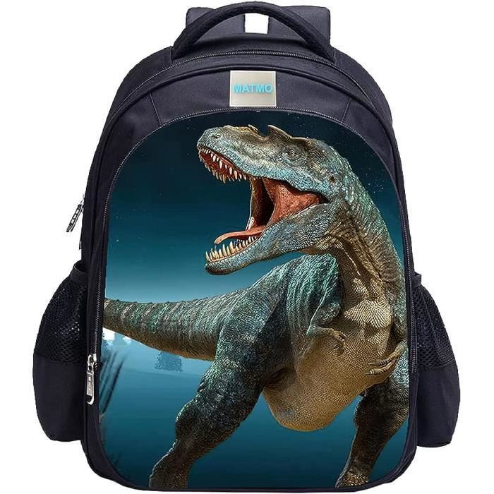 Sac à Dos Enfant Personnalisable Dinosaure - Pour L'école, Polyester 600D, Rembourré