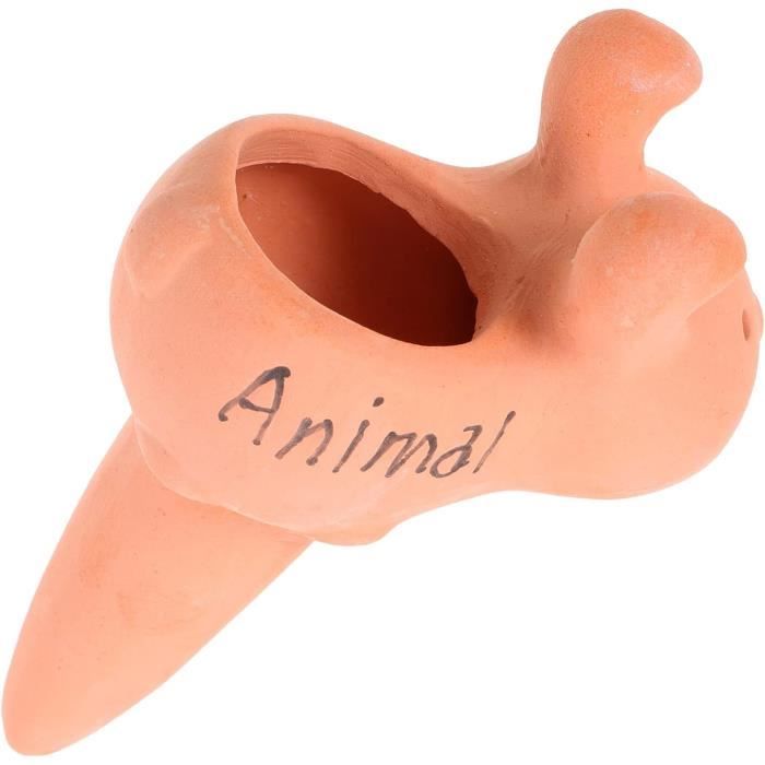 Lot De 4 Piquets D'arrosage En Terre Cuite - Arrosage Automatique Pour Plantes D'intérieur Et D'extérieur, Forme Animale Décorative - 11