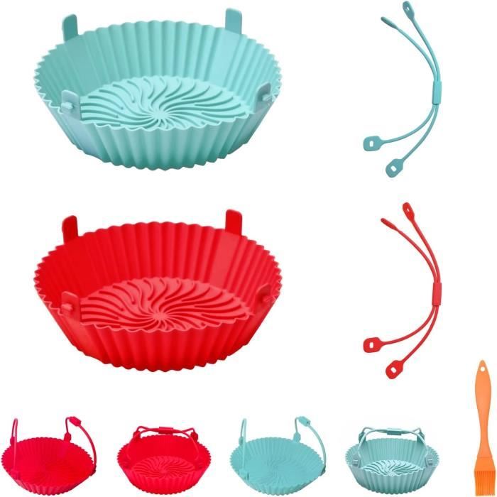 Doublure En Silicone Réutilisable Pour Friteuse À Air Comprimé 20,3 Cm