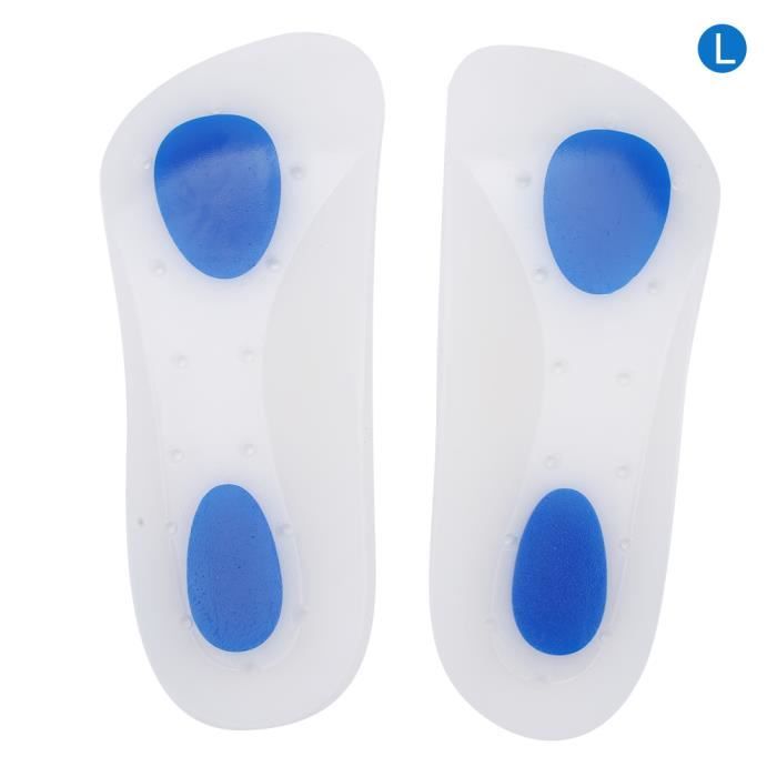 Semelles Sport Confort - Absorbe Les Chocs, Mousse Mémoire EVA, Noir/Blanc