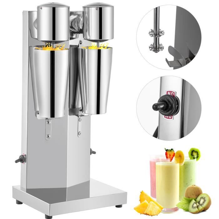 Machine à milkshake électrique - VEVOR - Mélangeur Commercial, Machine à Mousse De Lait