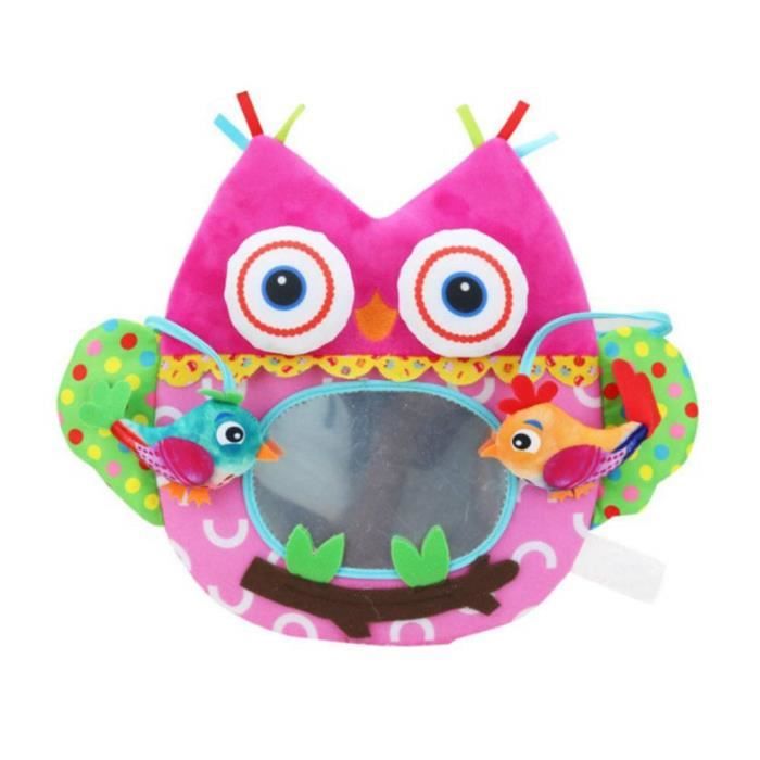 Miroir Déformant pour Enfants Pendentif en Peluche Miroir Déformant Entendre La Capacité Pendentif De Chariot De Bébé Sensoriel Jouet De Bébé Miroir Cognition