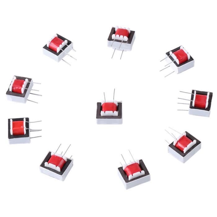 Lot 10 Transformateurs Audio EE14 1300:8 Ohms - Isolation Et Adaptation Impédance