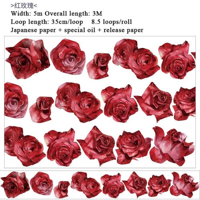 Ruban Adhésif Fleuriste LiJuanWang 2x27m | Vert 12mm | Pour Bouquets, Corsages | Papier Crépon Extensible