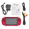 Console de jeu portable - PSP - Écran 4.3' - Rouge - Caméra 16MP - 300 jeux intégrés-1