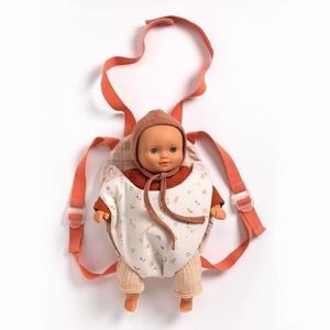 Porte-bébé BESPORTBLE Pour Poupées 35 Cm – Berceau Rose En Tissu Avec Poignée – Cadeau Pour Enfants – Compatible Avec Poupées Reborn