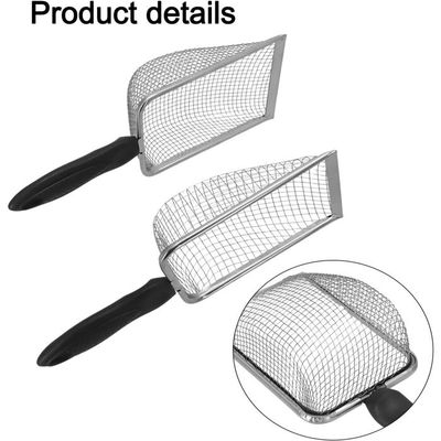 Lot De 2 Tamis De Jardin - Pelle Tamis En Acier Inox - Pour Filtrer Terre, Compost, Sable - Poignée Ergonomique