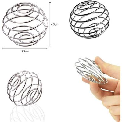 Lot De 6 Boules De Mélange En Acier Inoxydable - Shaker Protéine, Café Et Boissons - 3 Tailles Différentes
