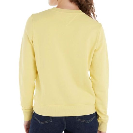 Sweat jaune tommy hilfiger femme on sale