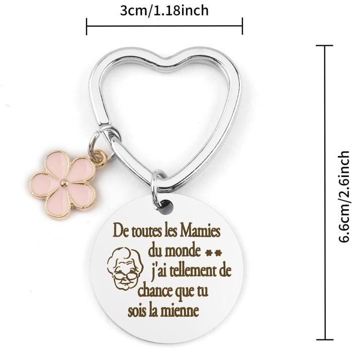Porte Clef Original Mamie Cadeau Grand Mere Idee Cadeau Mamie Anniversaire Cadeau Noel Pour