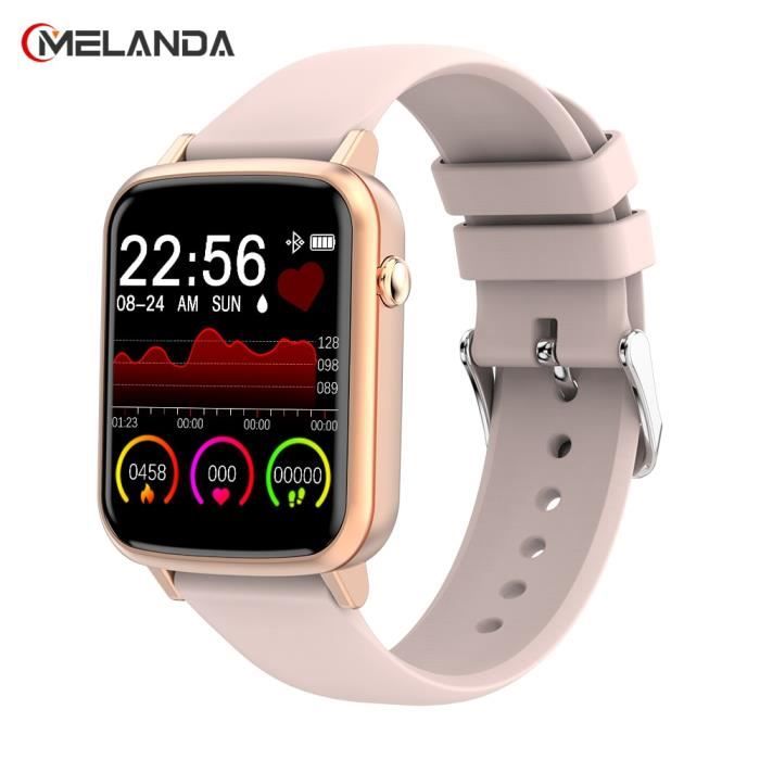 Montre connect e MELANDA 2020 montre intelligente de luxe femmes
