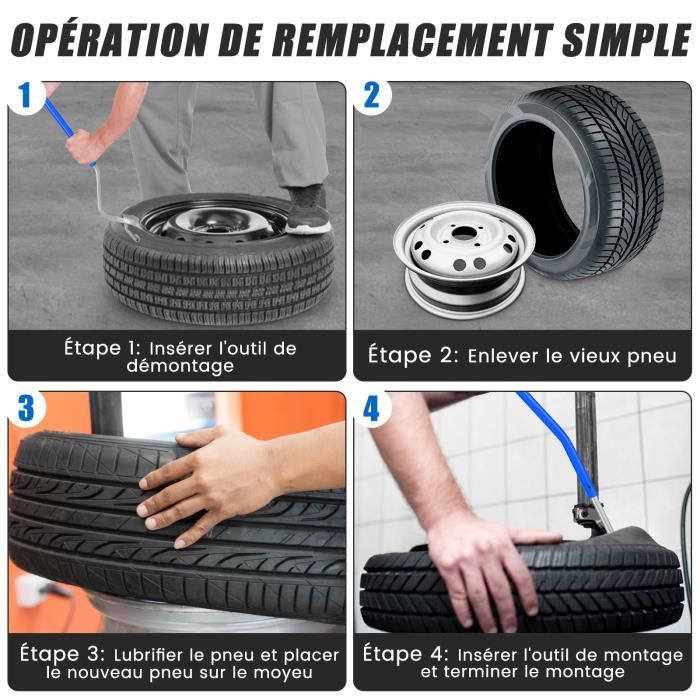 Accessoires Démonte Pneus 6 Paires Démontables - Protection Jante Machine à Pneus Têtes Canard