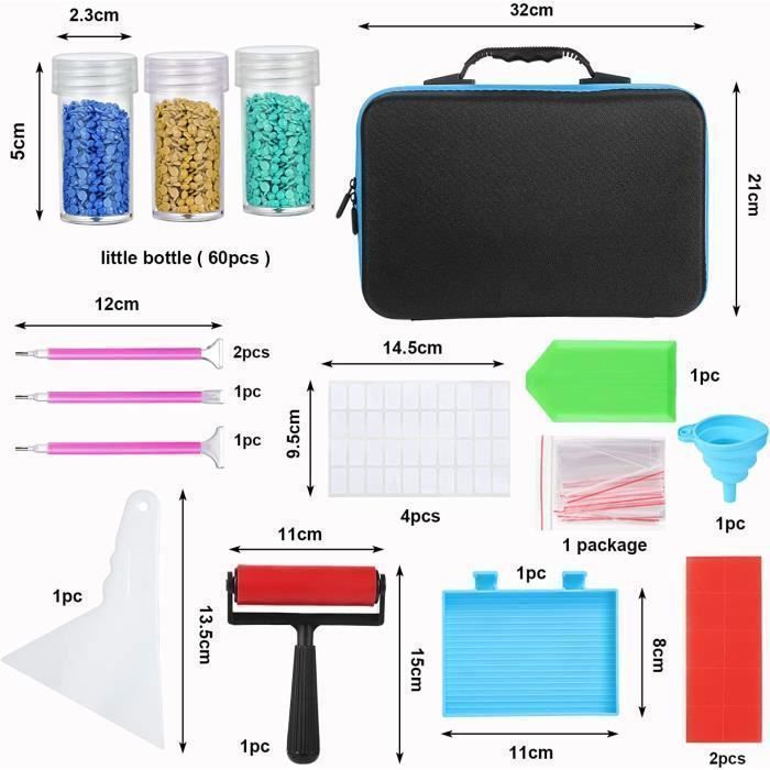 Boîte De Rangement Pour Peinture Acrylique – 6 Niveaux Avec Support à Pinceaux SODIAL