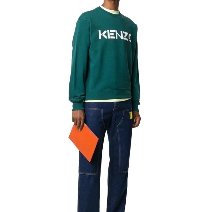 KENZO HOMME FA65PM502L4515 ORANGE CUIR POCHETTE Cdiscount