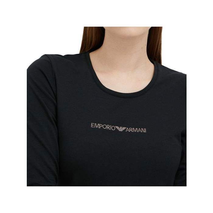 T shirt Emporio Armani Femme Emporio Armani Classic gold logo Emporio Armani Noir Coton Vetement Emporio Armani Noir Cdiscount Pret a Porter