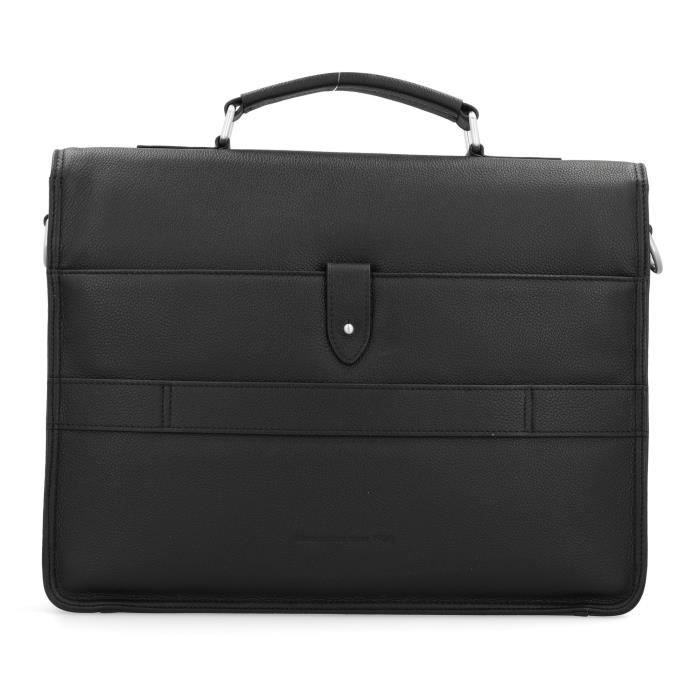 Porte-documents en cuir Picard Milano 38 cm Noir Homme