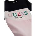 Robe fille Guess French Terry - black and pink - 10 ans-2