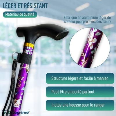 Opter pour une canne pliante réglable