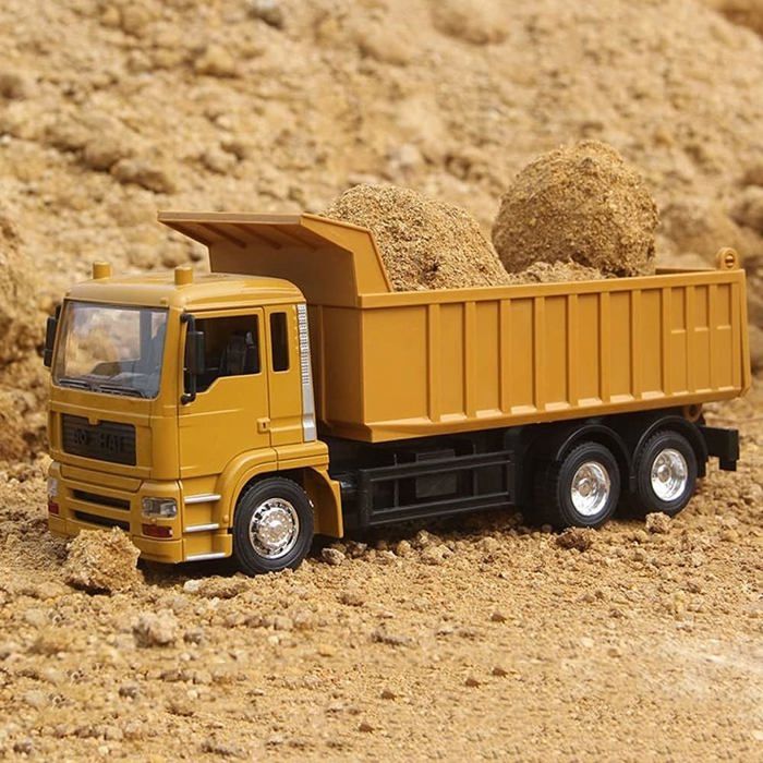 VGEBY1 Camion à Benne Basculante Articulé, Jouet de Voiture d'Ingénierie Modèle de Véhicules de Construction de Rouleau de Route en Alliage de 1:50 VGEBY1 Camion à Benne Basculante Articulé, Jouet de Voiture d'Ingénierie Modèle de Véhicules de Construction de Rouleau de Route en Alliage de 1:50
