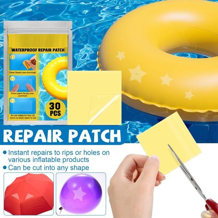 Kit De Réparation 20 Pièces Pour Jouets Gonflables - Patchs TPU Auto-adhésifs étanches - Piscine, Matelas, Spa