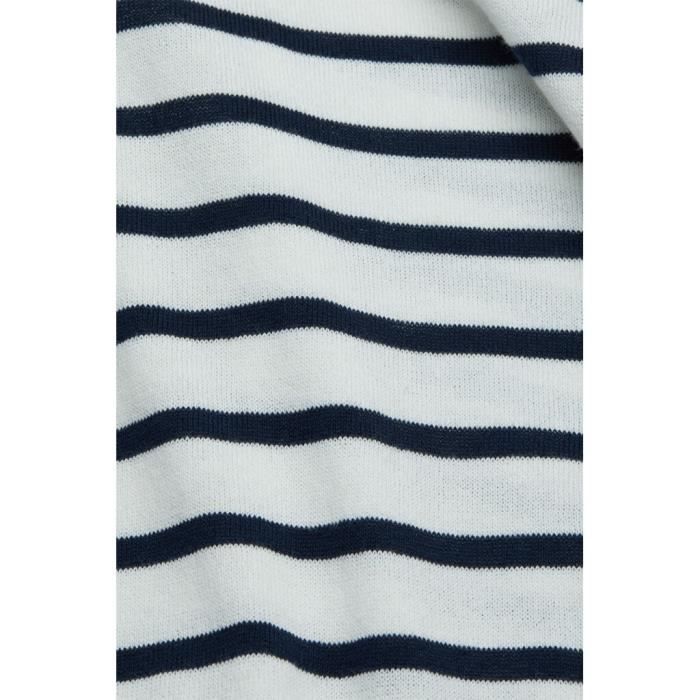 Pull col V raye femme Esprit Off white 2 Cdiscount Pret a Porter